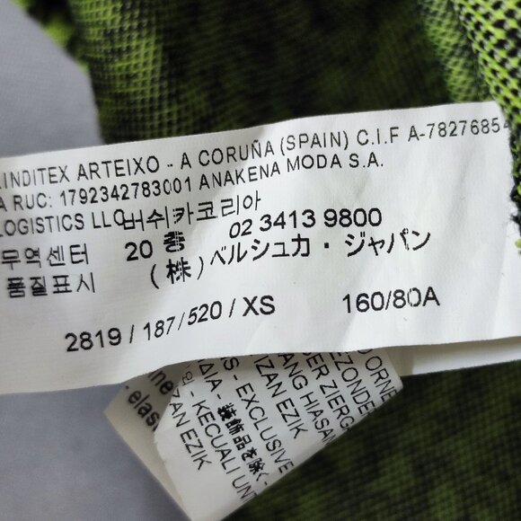 Bershka romper women's size XS green and black colour houndstooth pattern - Picture 5 of 11